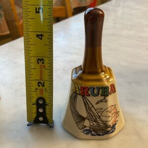 Vintage Aruba porcelain bell